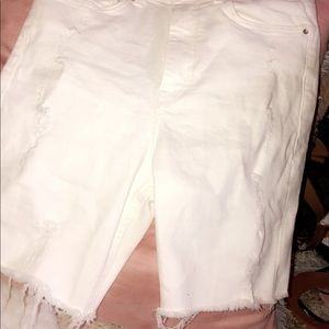 White Shorts
